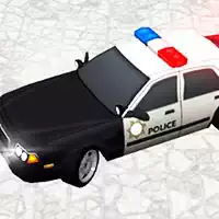 Polizeiauto-Parkplatz